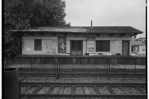 Ambler Railroad Station, Freight Station, North side of Butler Avenue, east & west of Reading Railroad tracks, Ambler, Montgomery County, PA  Library of Congress Prints and Photographs Division Washington, D.C. 20540 USA