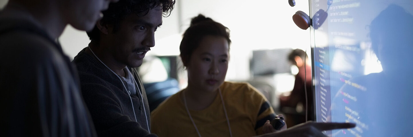 programmers solving a problem