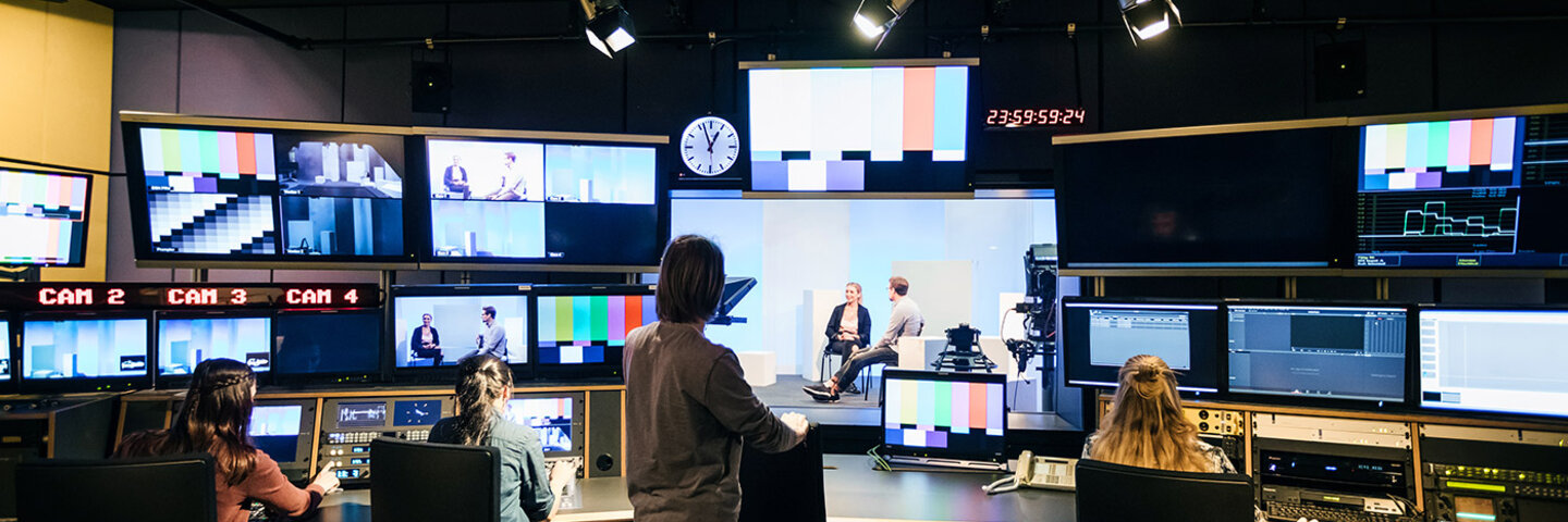 editing production control room