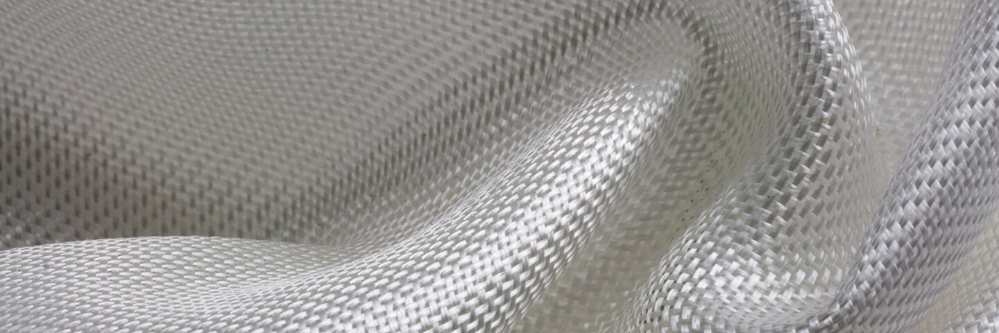 folds of fiberglass