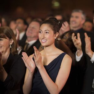crowd at awards show